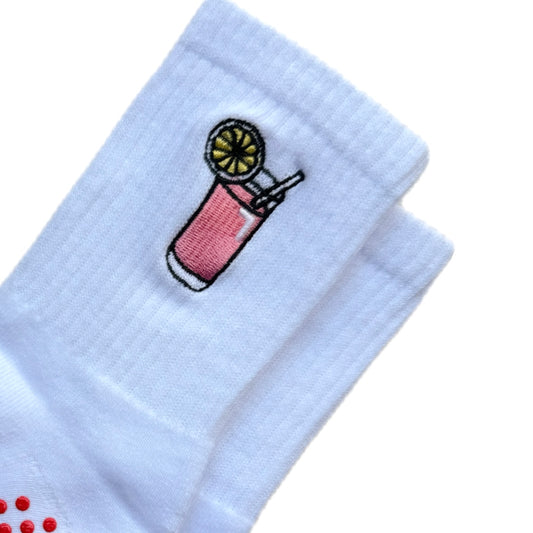 Pink Lemonade Pilates Socks