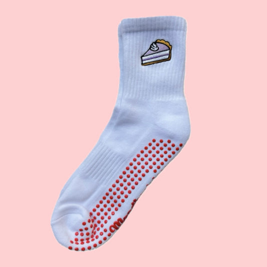 Blueberry Pie Pilates Socks
