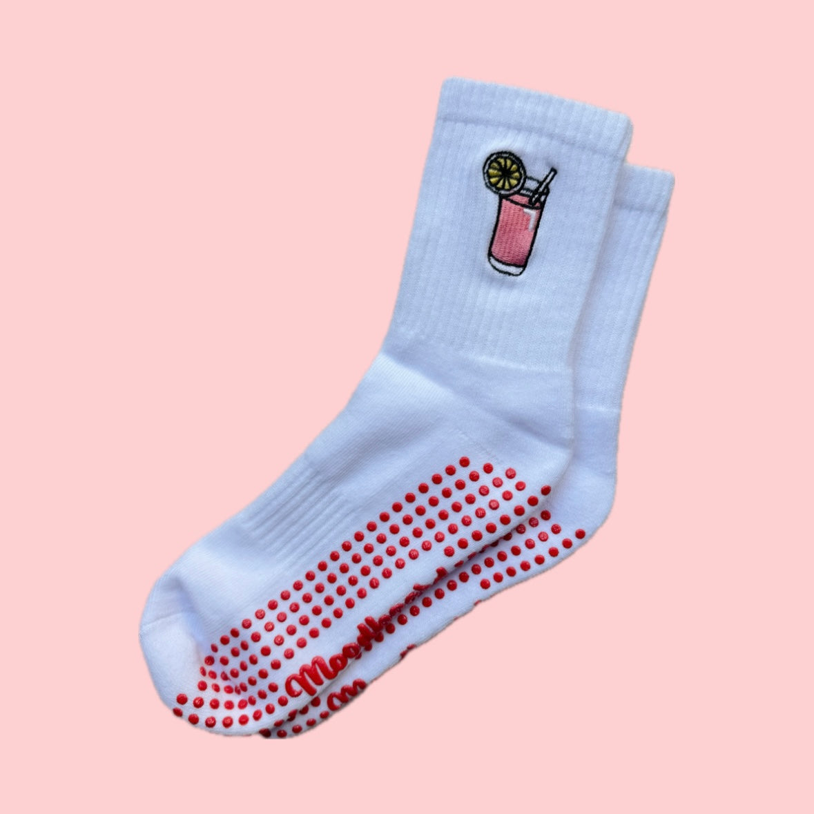 Pink Lemonade Pilates Socks